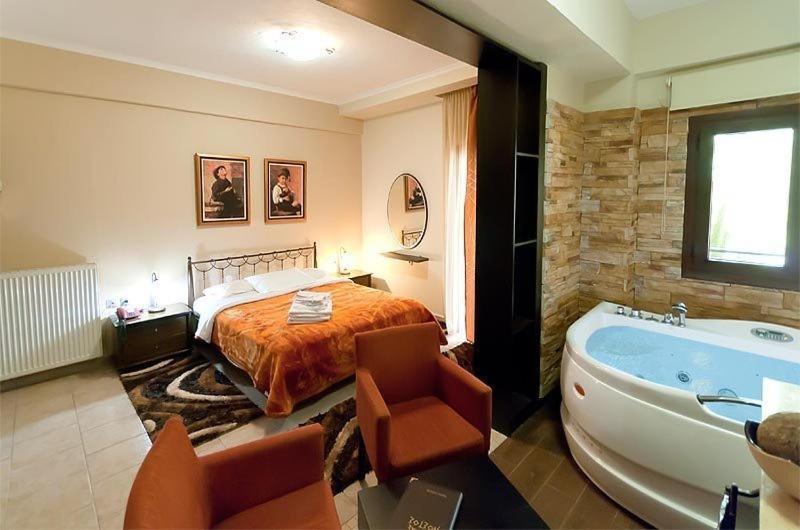 Nostos Hotel Káto Loutrákion Quarto foto